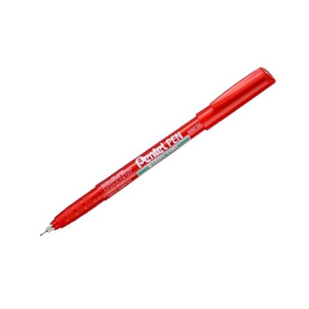 Pentel NMF50-B permanent marker röd ultra fine 0.5